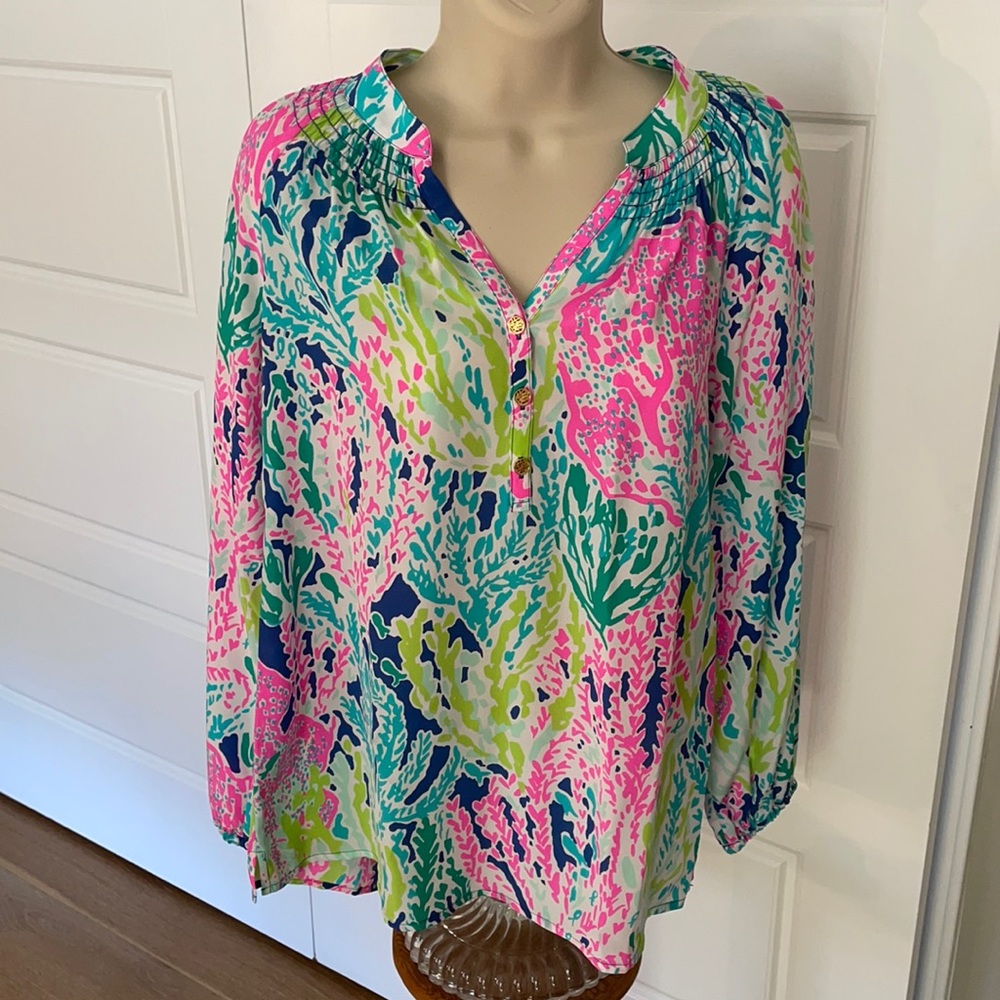 Lilly Pulitzer Elsa top sz XS